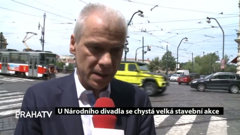 U Národního divadla se chystá velká stavební akce