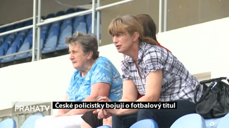 České policistky bojují o fotbalový titul