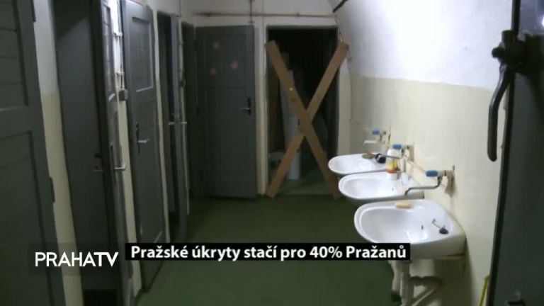 Pražské úkryty stačí pro 40% Pražanů