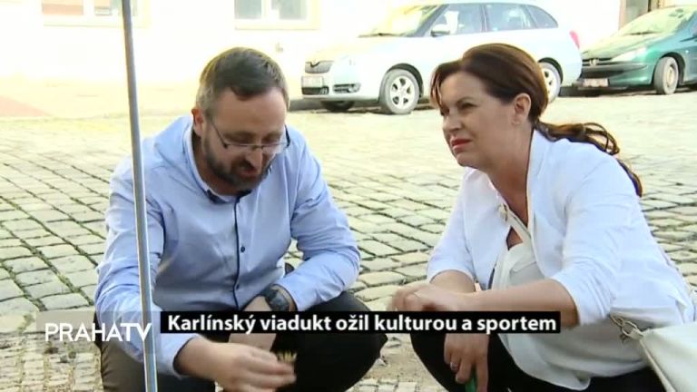 Karlínský viadukt ožil kulturou a sportem