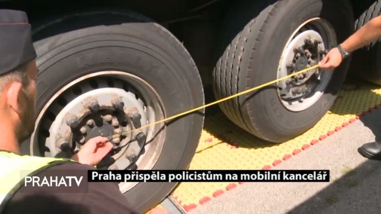 Praha přispěla policistům na mobilní kancelář