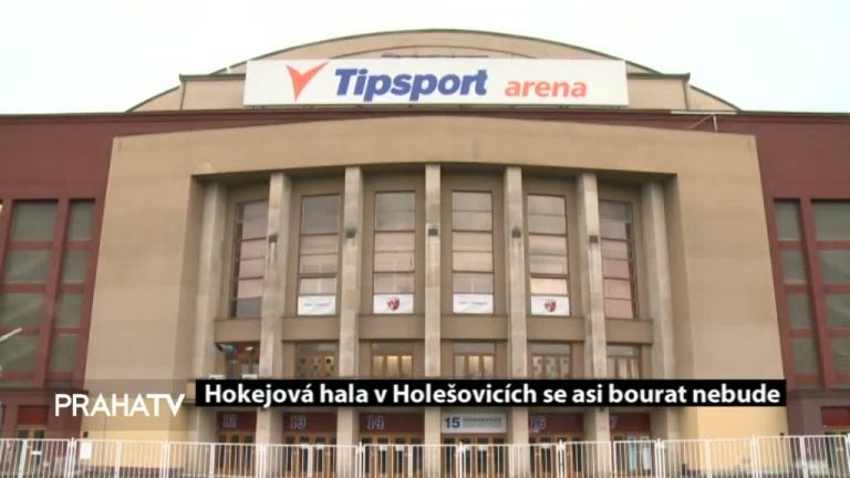 Hokejová hala v Holešovicích se asi bourat nebude