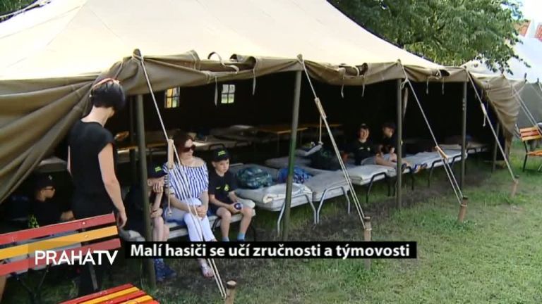 Malí hasiči se učí zručnosti a týmovosti