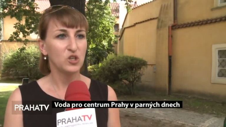 Voda pro centrum Prahy v parných dnech 