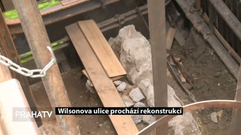 Wilsonova ulice prochází rekonstrukcí