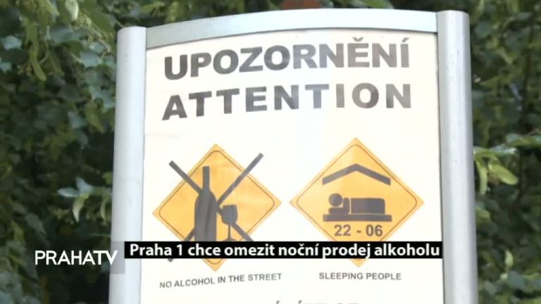 Praha 1 chce omezit noční prodej alkoholu