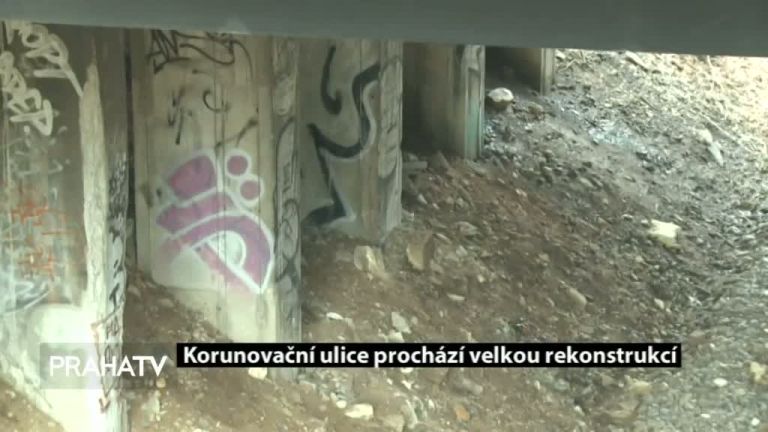 Korunovační ulice prochází velkou rekonstrukcí