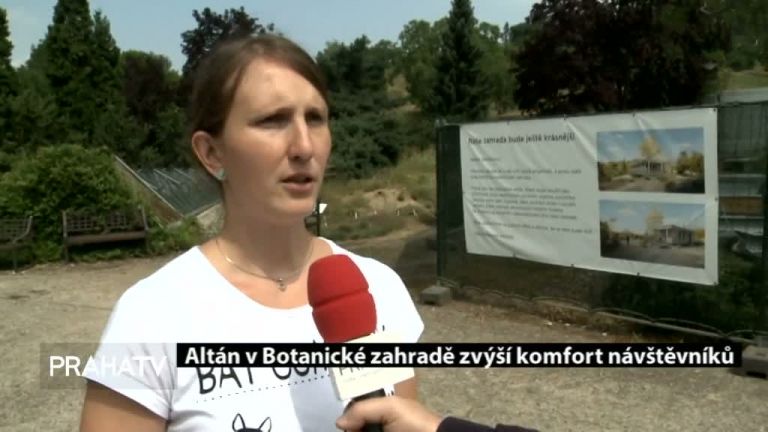 Altán v Botanické zahradě zvýší komfort návštěvníků