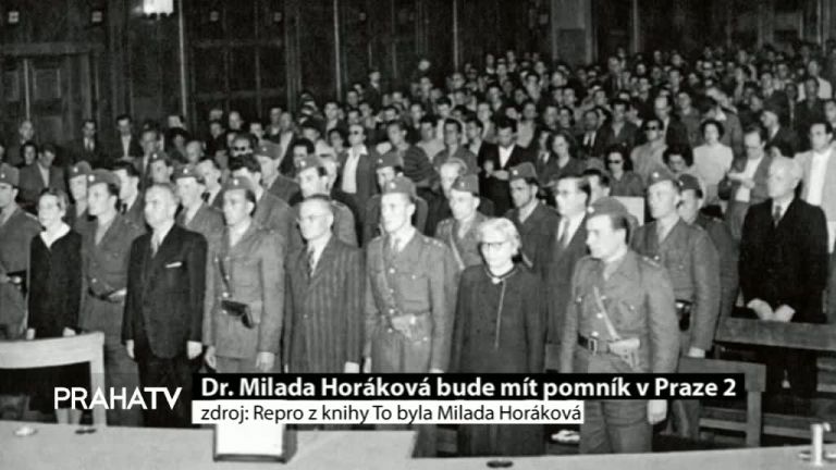 Dr. Milada Horáková bude mít pomník v Praze 2