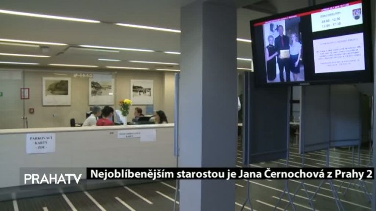 Nejoblíbenějším starostou je Jana Černochová z Prahy 2