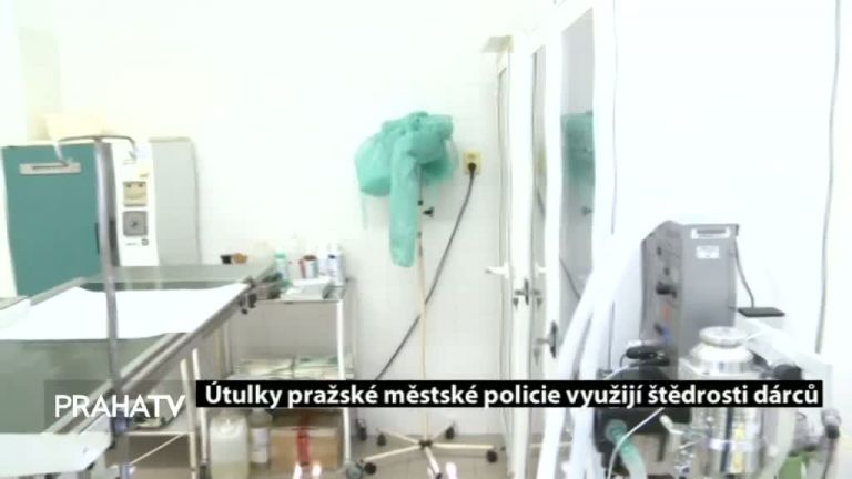 Útulky pražské Městské policie využijí štědrosti dárců