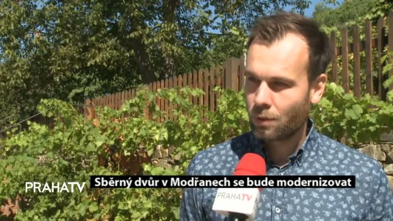 Sběrný dvůr v Modřanech se bude modernizovat