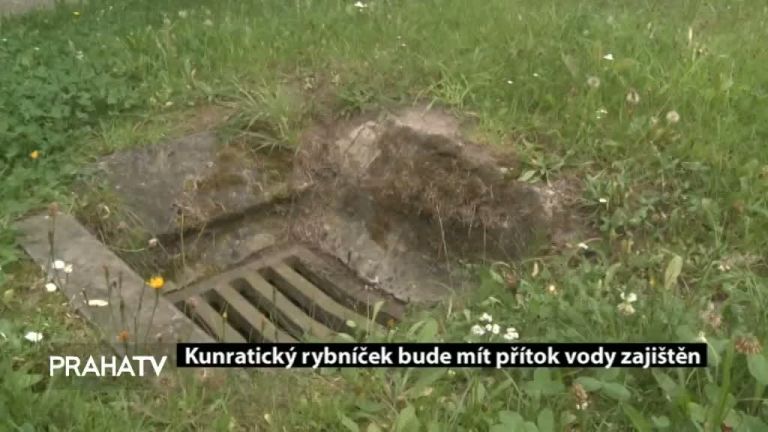 Kunratický rybníček bude mít přítok vody zajištěn