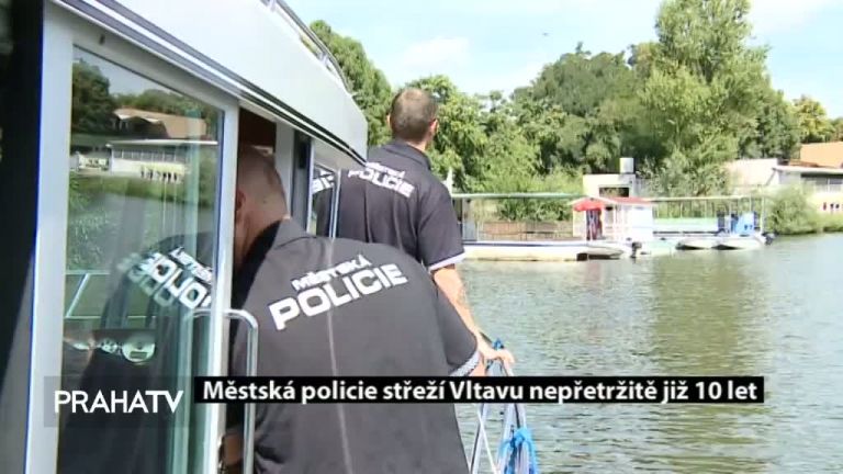 Městská policie střeží Vltavu nepřetržitě již 10 let