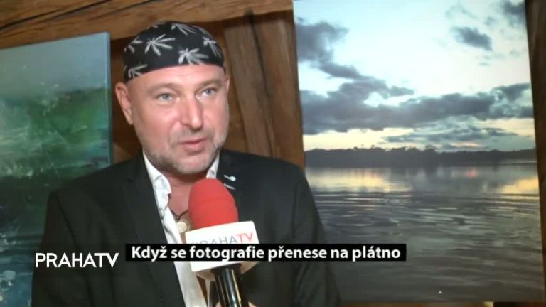 Když se fotografie přenese na plátno