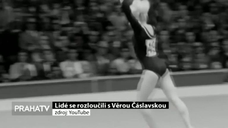 Lidé se rozloučili s Věrou Čáslavskou