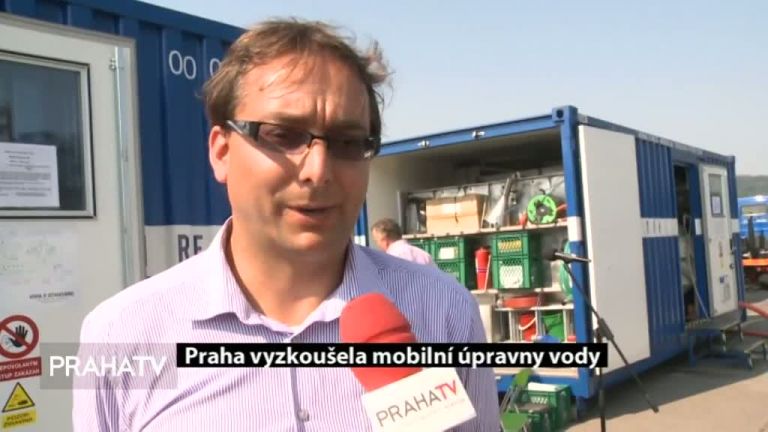 Praha vyzkoušela mobilní úpravny vody