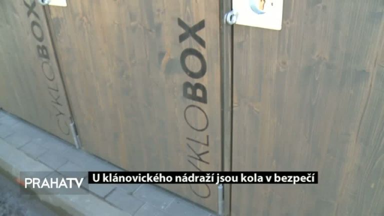 U klánovického nádraží jsou kola v bezpečí