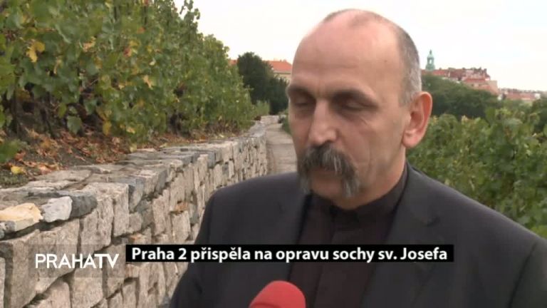 Praha 2 přispěla na opravu sochy Sv. Josefa 