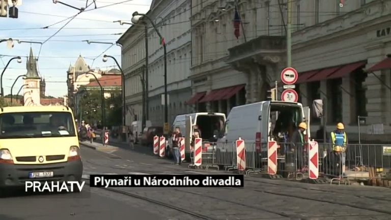 Plynaři u Národního divadla