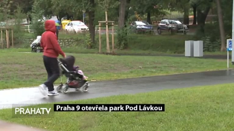 Praha 9 otevřela park Pod Lávkou