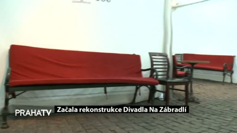 Začala rekonstrukce divadla Na Zábradlí