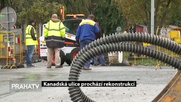 Kanadská ulice projde rekonstrukcí