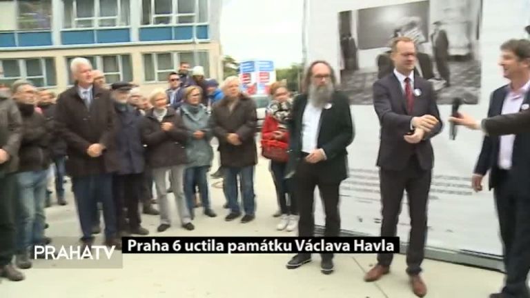 Praha 6 uctila památku Václava Havla