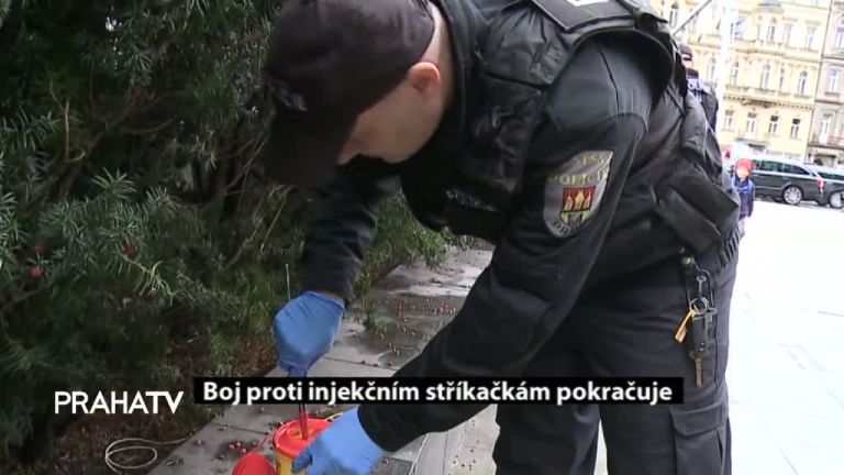 Boj proti  injekčním stříkačkám pokračuje