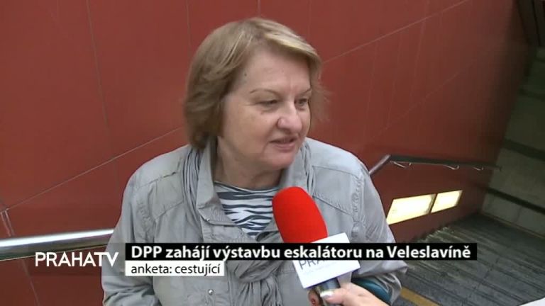 DPP zahájí výstavbu eskalátoru na Veleslavíně