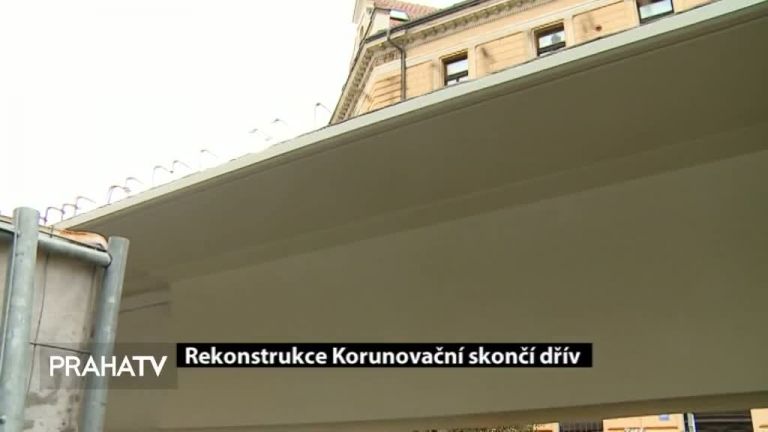 Korunovační bude dokončena před termínem