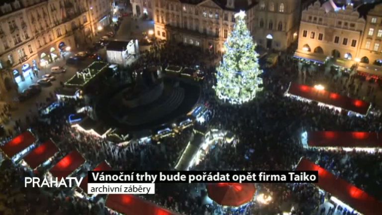 Vánoční trhy v Praze bude pořádat opět firma Taiko