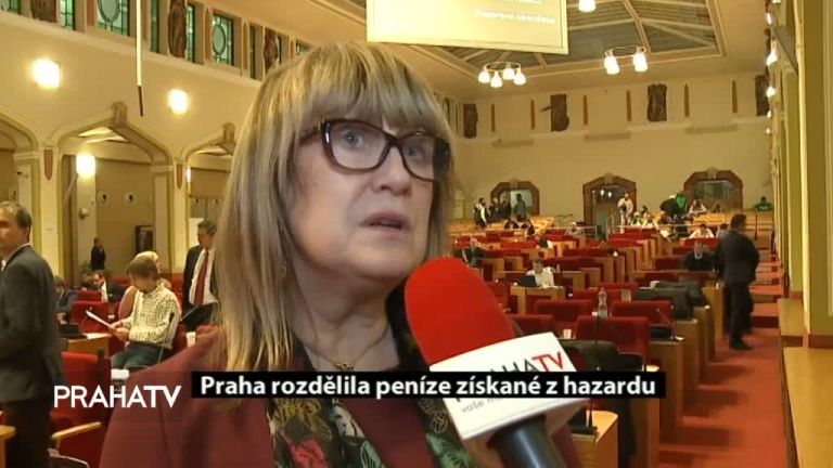 Praha rozdělila získané peníze z hazardu
