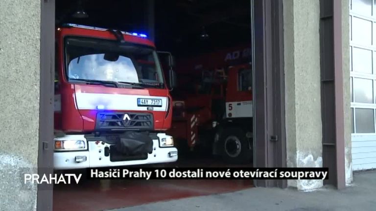 Hasiči Prahy 10 dostali nové otevírací soupravy