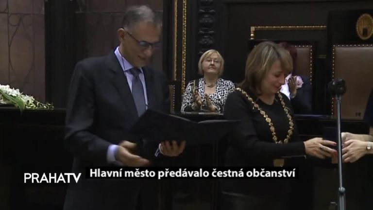 Hlavní město předávalo čestná občanství
