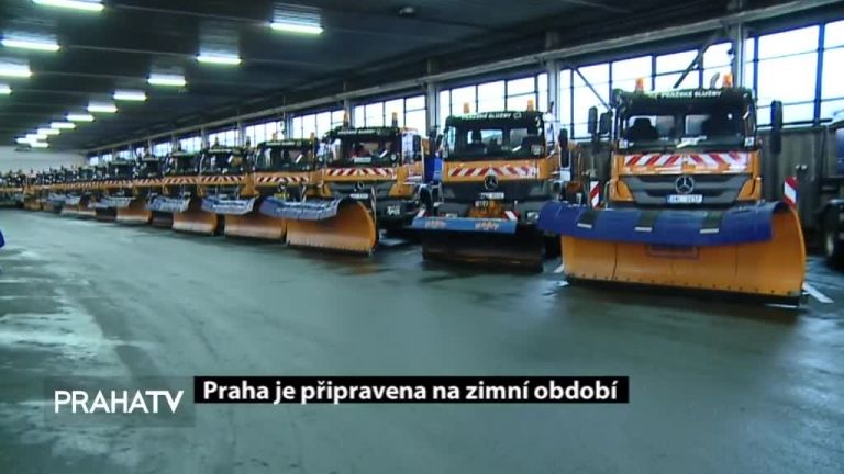 Praha je připravena na zimní období