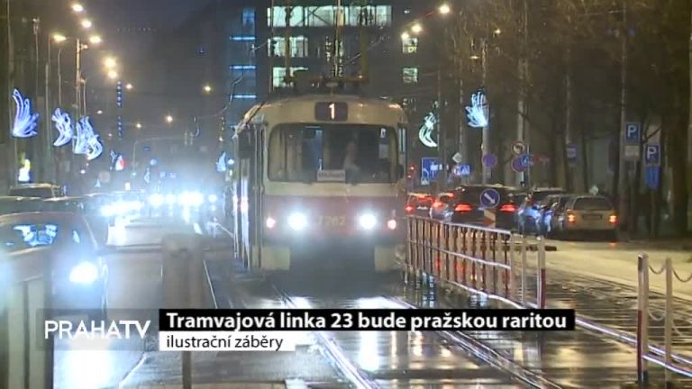 Tramvajová linka 23 bude pražskou raritou