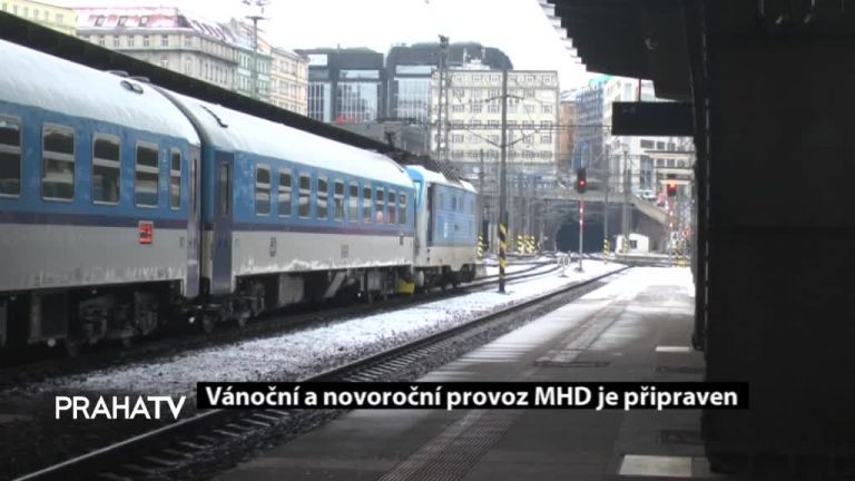 Vánoční a silvestrovský provoz MHD je připraven