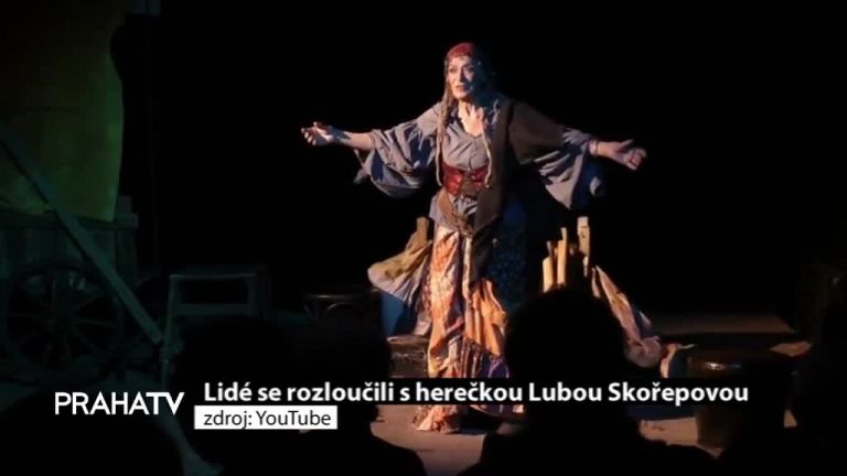 Lidé se rozloučili s herečkou Lubou Skořepovou