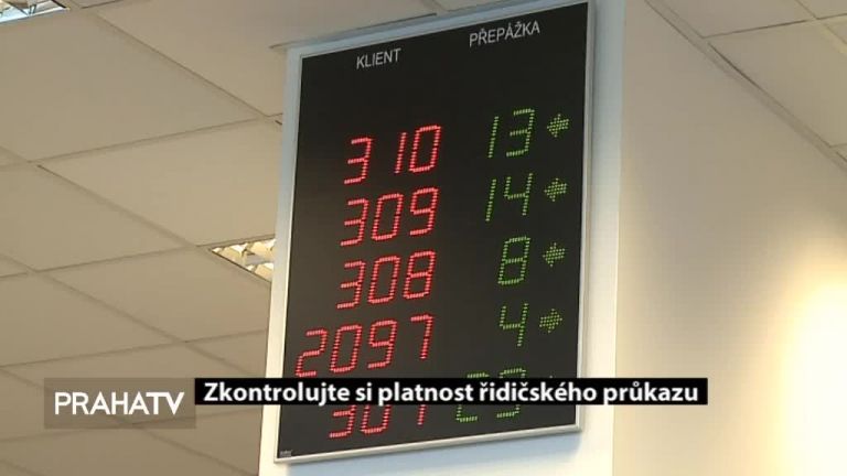 Zkontrolujte si platnost řidičského průkazu