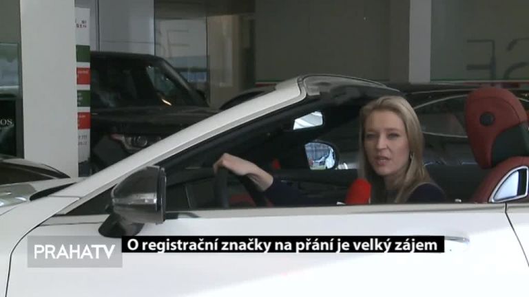 O registrační značky na přání je velký zájem 