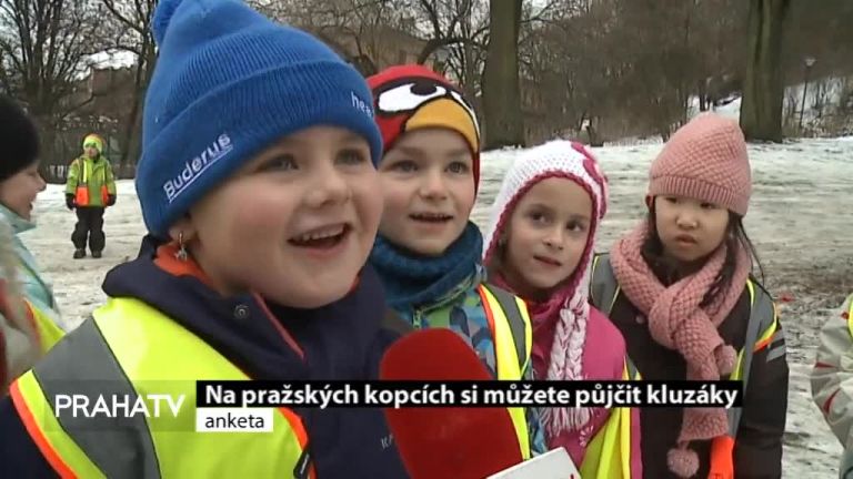 Na pražských kopcích si můžete půjčit kluzáky