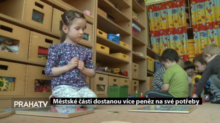 Městské části dostanou více peněz na své potřeby