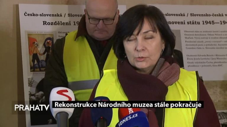 Rekonstrukce Národního muzea stále pokračuje