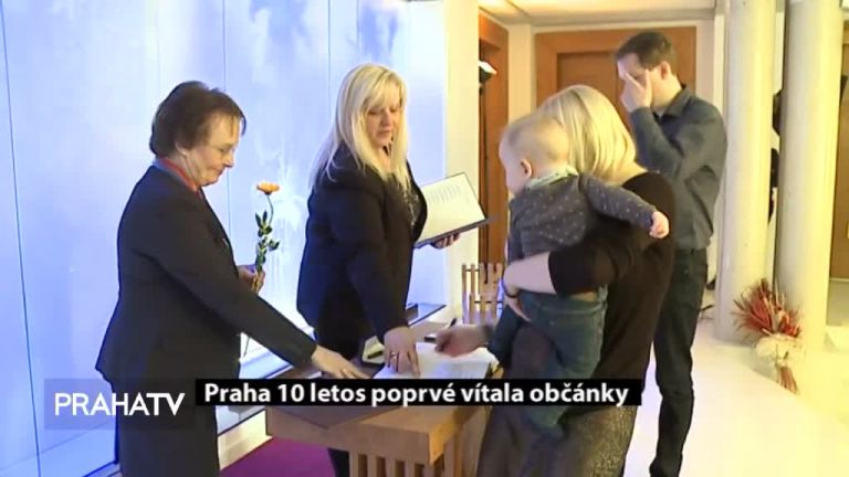 Praha 10 letos poprvé vítala občánky