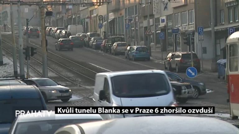 Kvůli tunelu Blanka se v Praze 6 zhoršilo ozvduší