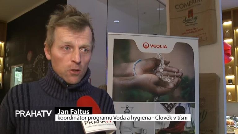 Veolia předávala šek na projekt Voda pro Afriku