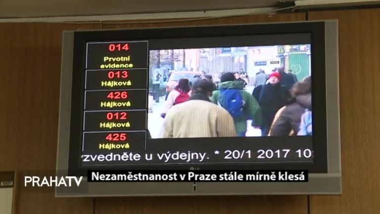 Nezaměstnanost v Praze stále mírně klesá