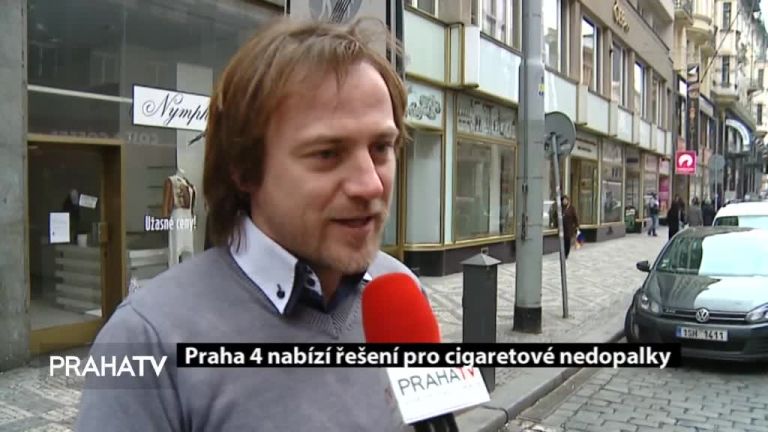 Praha 4 nabízí řešení pro cigaretové nedopalky