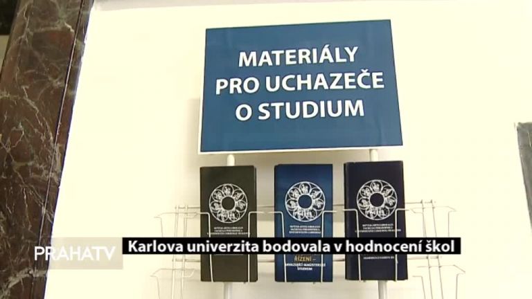  Karlova univerzita bodovala v hodnocení škol